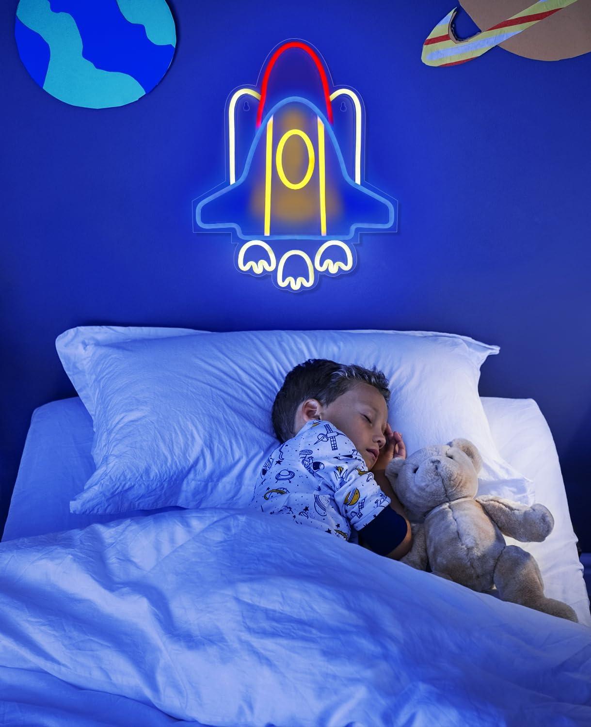 Rocket Neon Sign USB Neon Ligh - Neon Sign Party reseña y precio