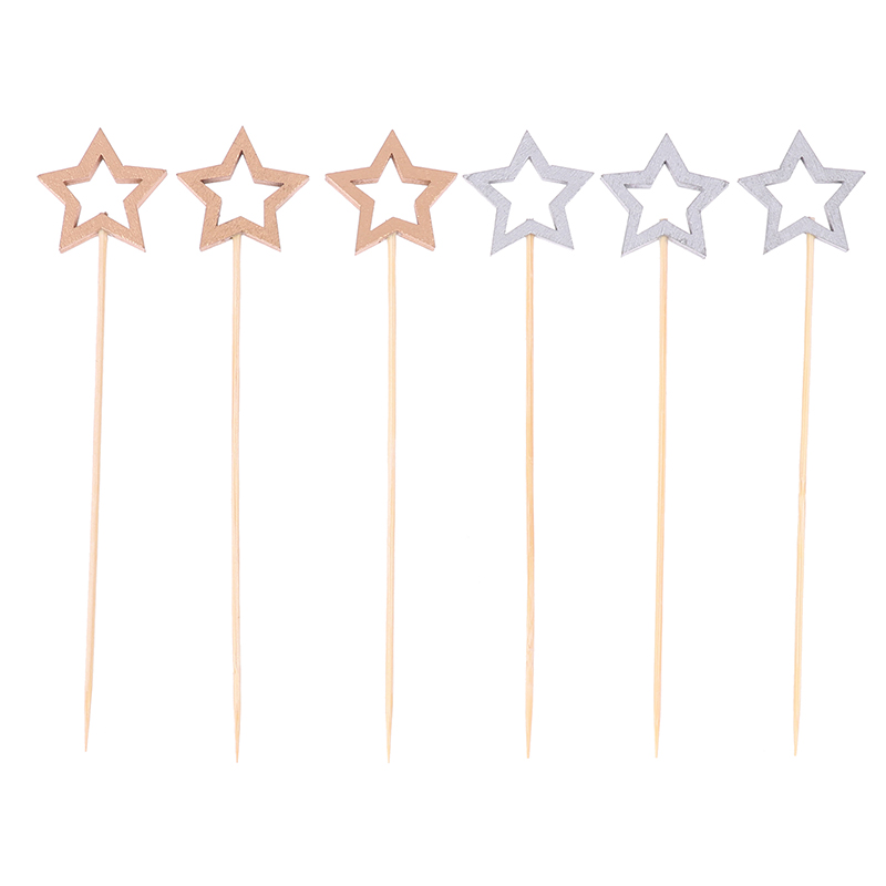 50/100Pcs Star Disposable Bamb - Centerpiece Stick reseña y precio