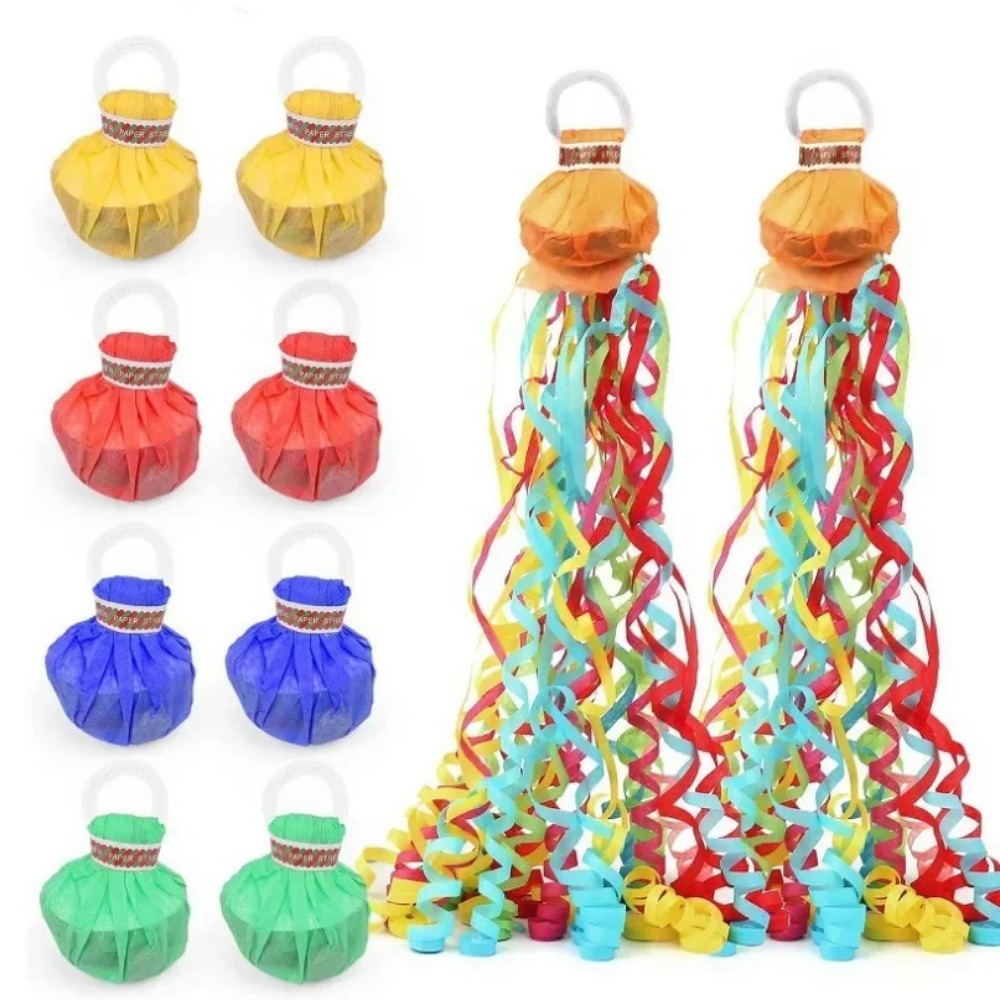 10pcs Hand Throwing Ribbon Pul - Confetti Cannon Tube reseña y precio