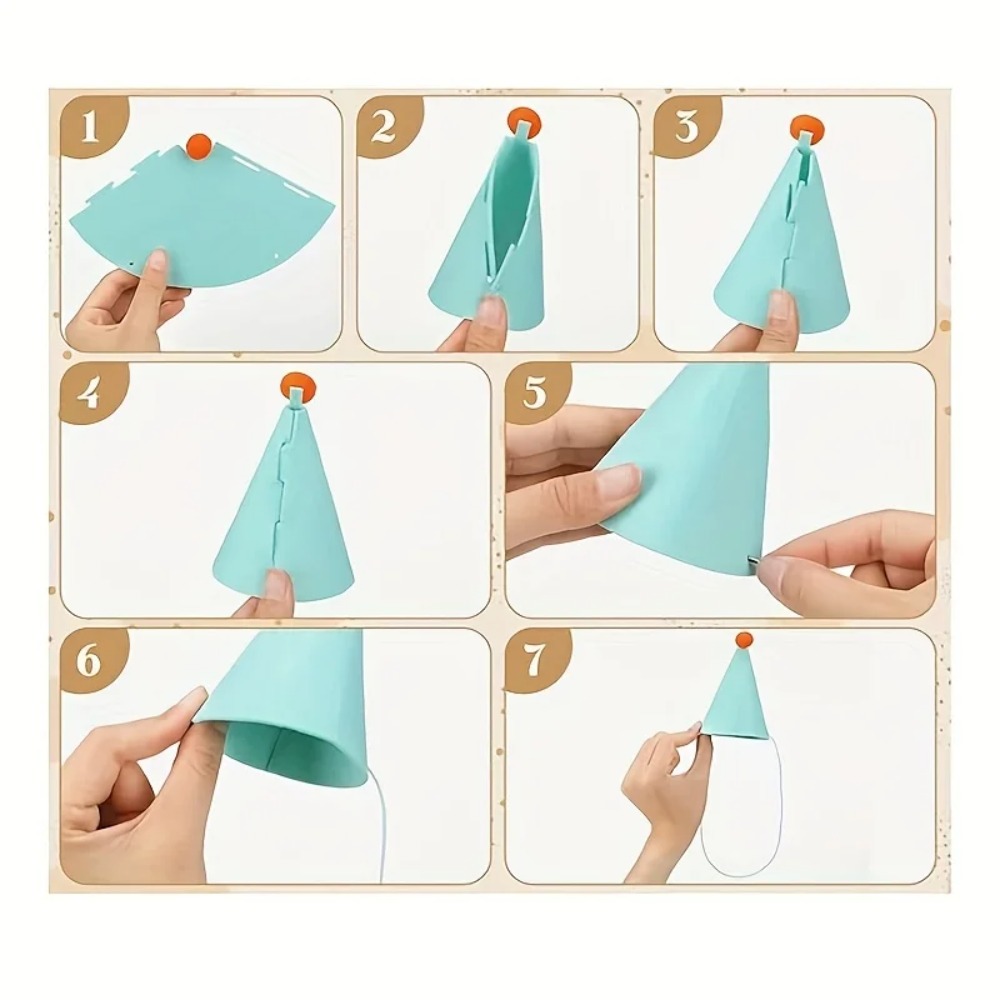 6 pcs Mini Party Hats: Lightwe - Party Hat Cone reseña y precio