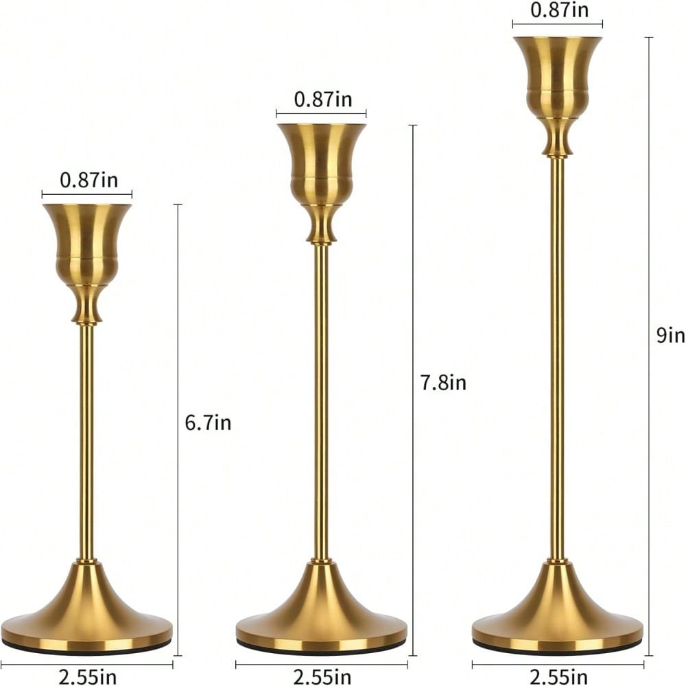 36 Pcs Taper Candle Holders Bu - Centerpiece Stick reseña y precio