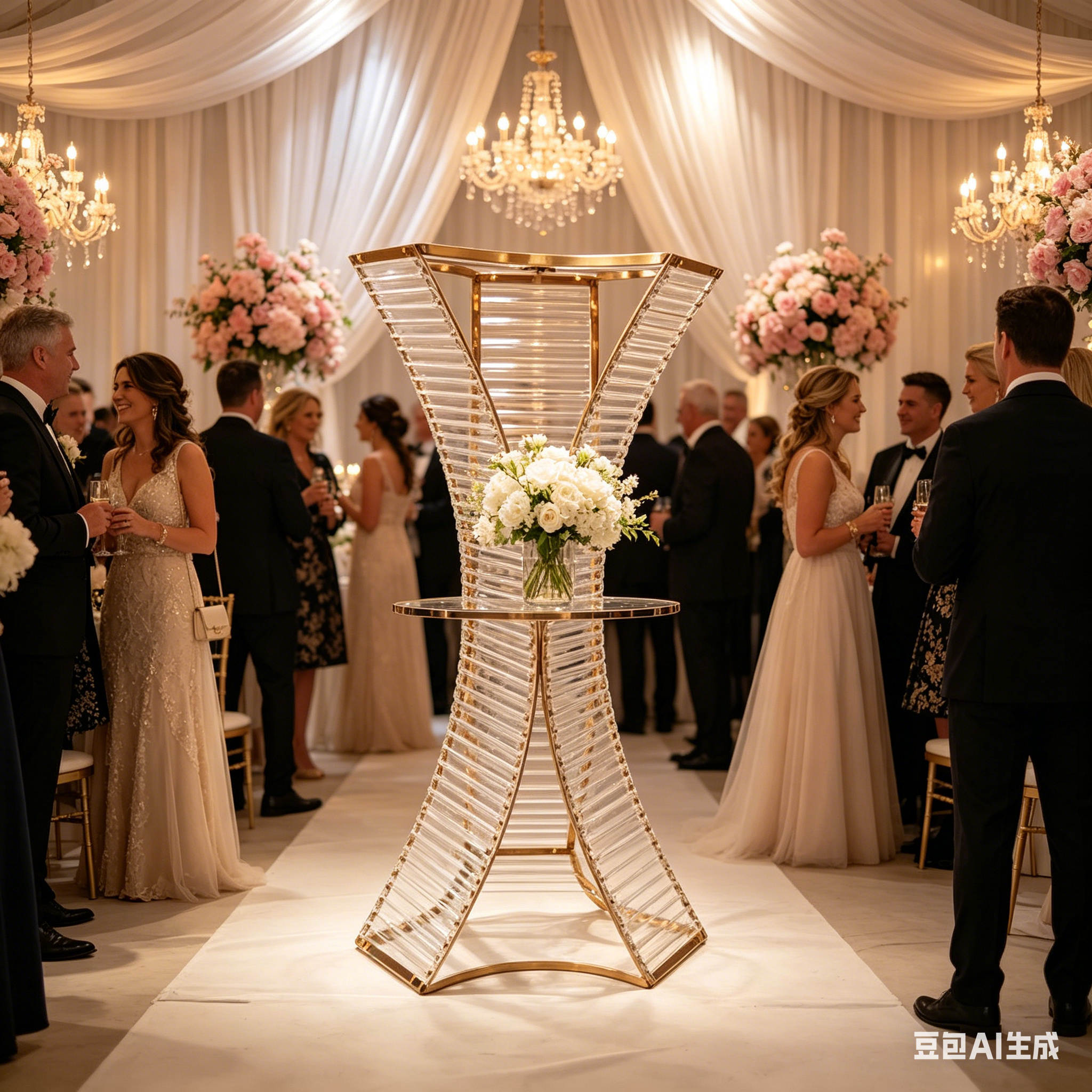 4/10 Pcs Acrylic Metal Wedding - Party Event Supply Store reseña y precio