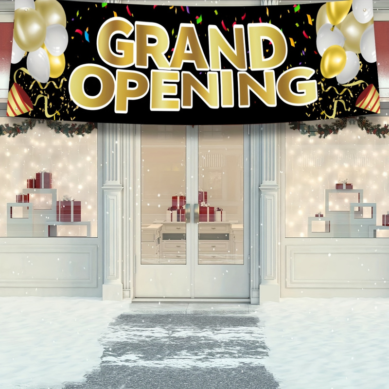 VIKAMA Grand Opening Banner, N - Party Event Supply Store reseña y precio