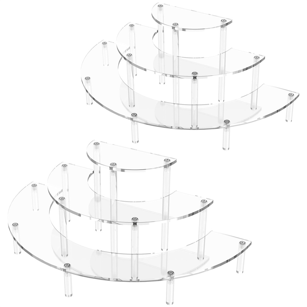 1/2pack Acrylic Display Riser  - Cupcake Stand Tier reseña y precio