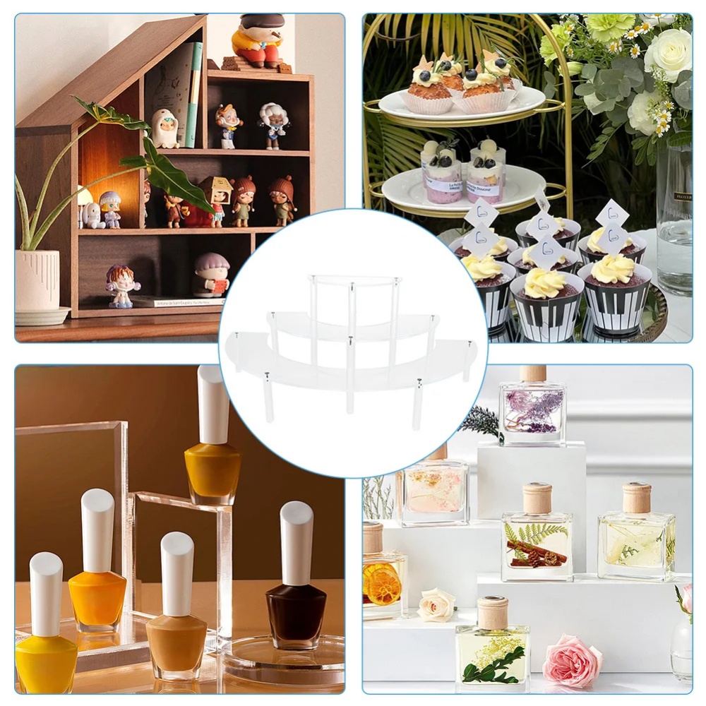 1/2pack Acrylic Display Riser  - Cupcake Stand Tier reseña y precio