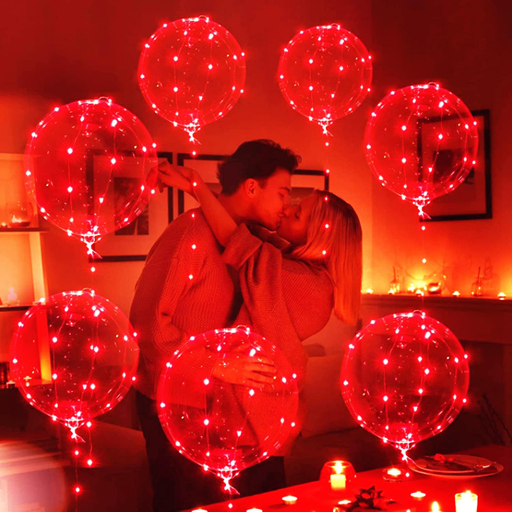 3 set Red Light Up Led Clear B - Led Balloon Light reseña y precio