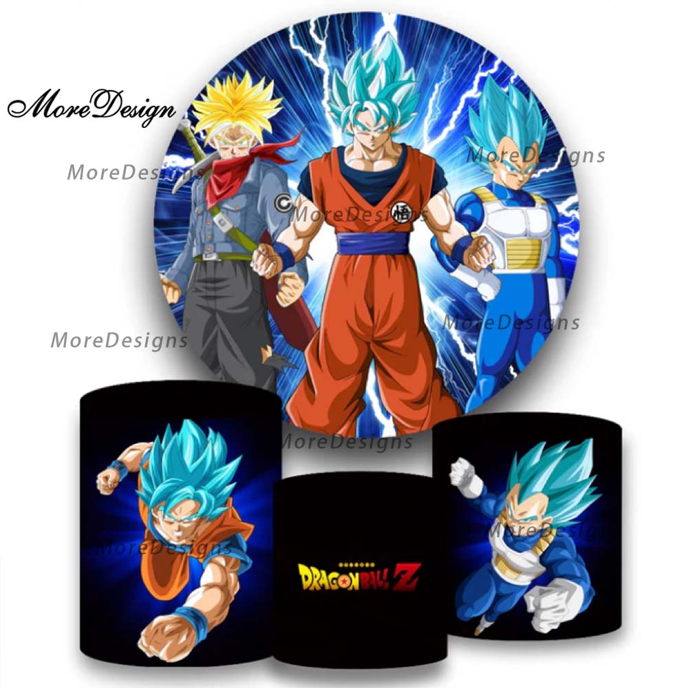 Dragon Ball Z Party Backdrop K - Event Z reseña y precio