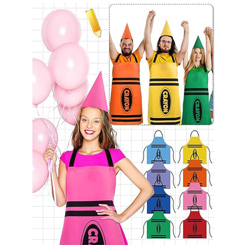 Colorful Crayon Themed Gnome S - Party Hat Cone reseña y precio