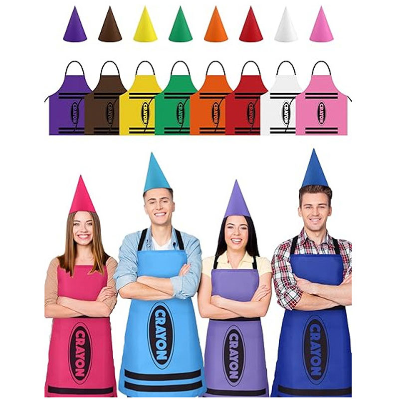 Colorful Crayon Themed Gnome S - Party Hat Cone reseña y precio