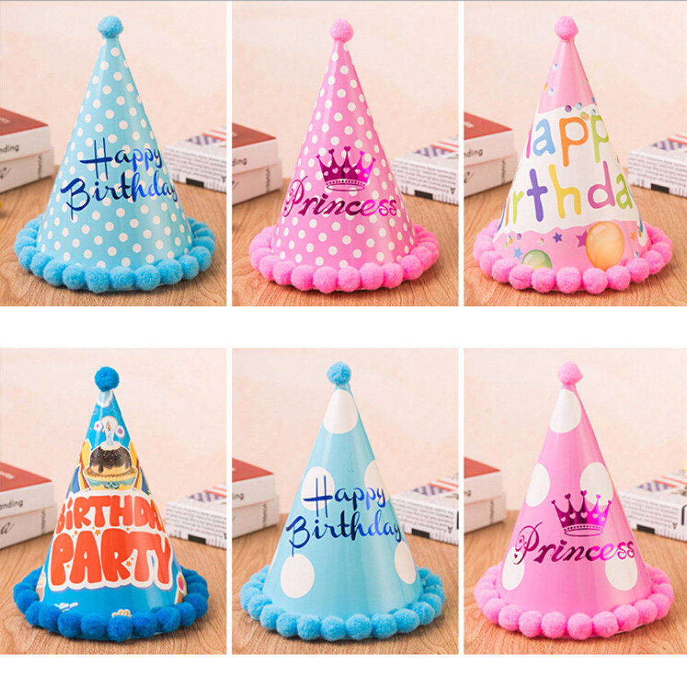 12Pcs Birthday Party Hats Colo - Party Hat Cone reseña y precio