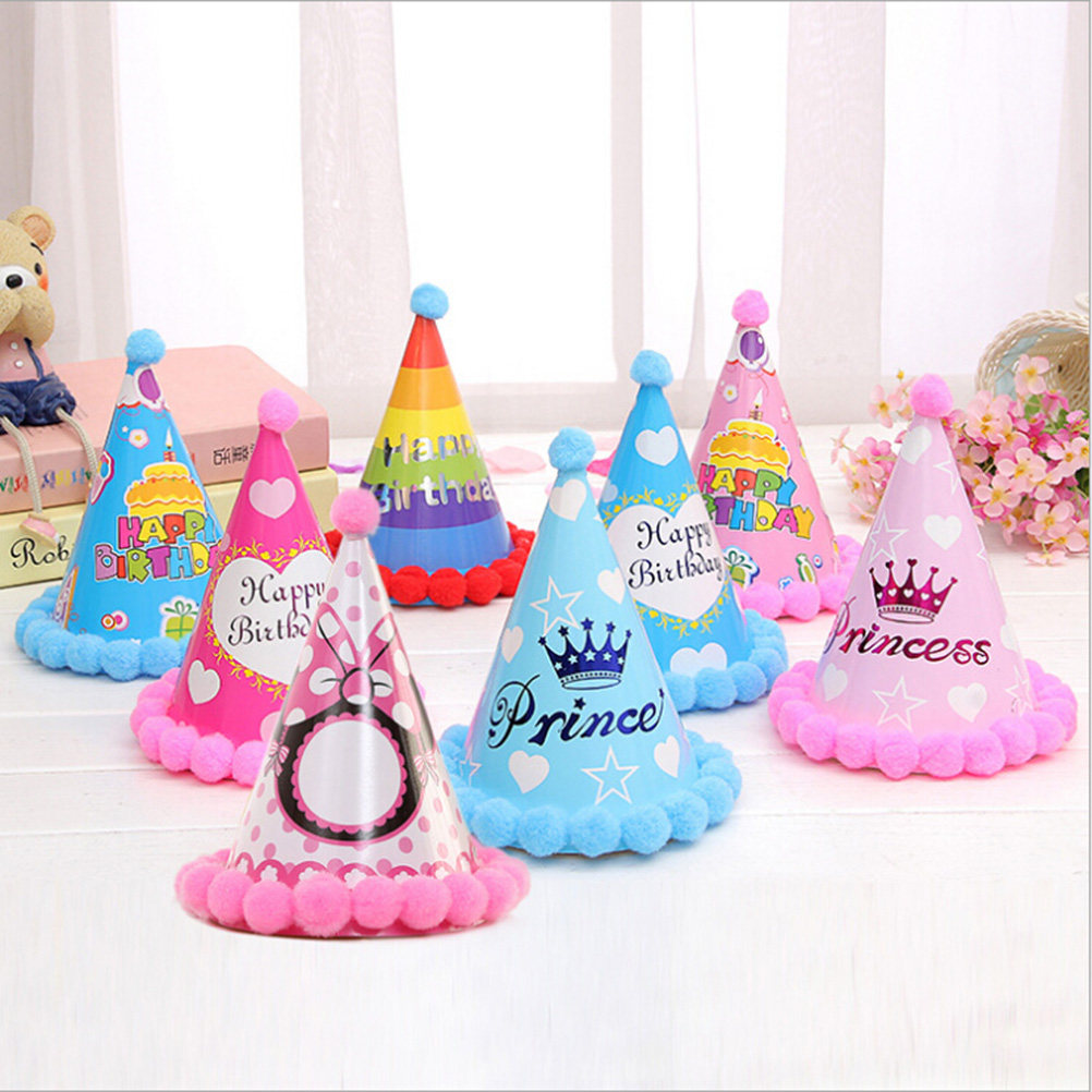 12Pcs Birthday Party Hats Colo - Party Hat Cone reseña y precio