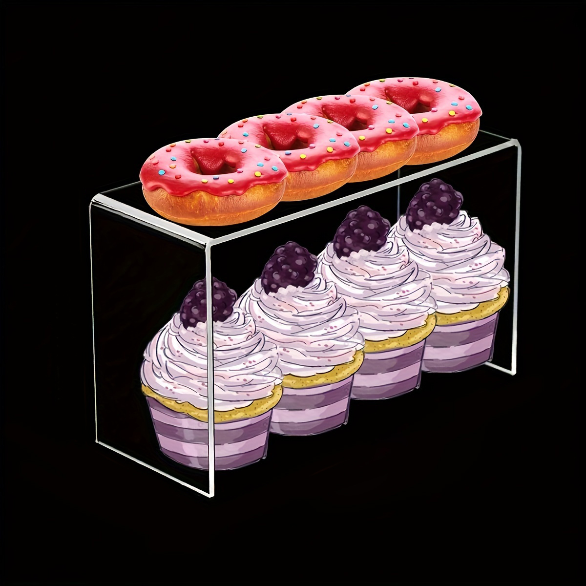 5pcs Acrylic Dessert Display S - Cupcake Stand Tier reseña y precio