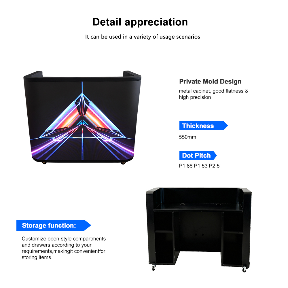 Full-Color P2.5 Front Desk Led - Event Party Dj reseña y precio