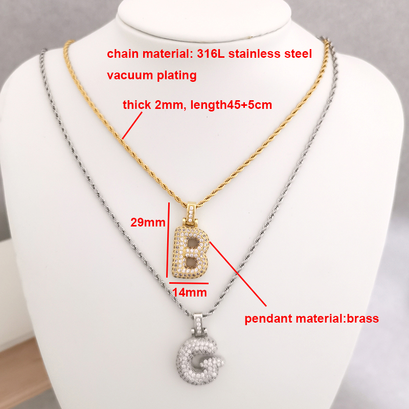 Initial Charm A-Z Letters Neck - Event Z reseña y precio