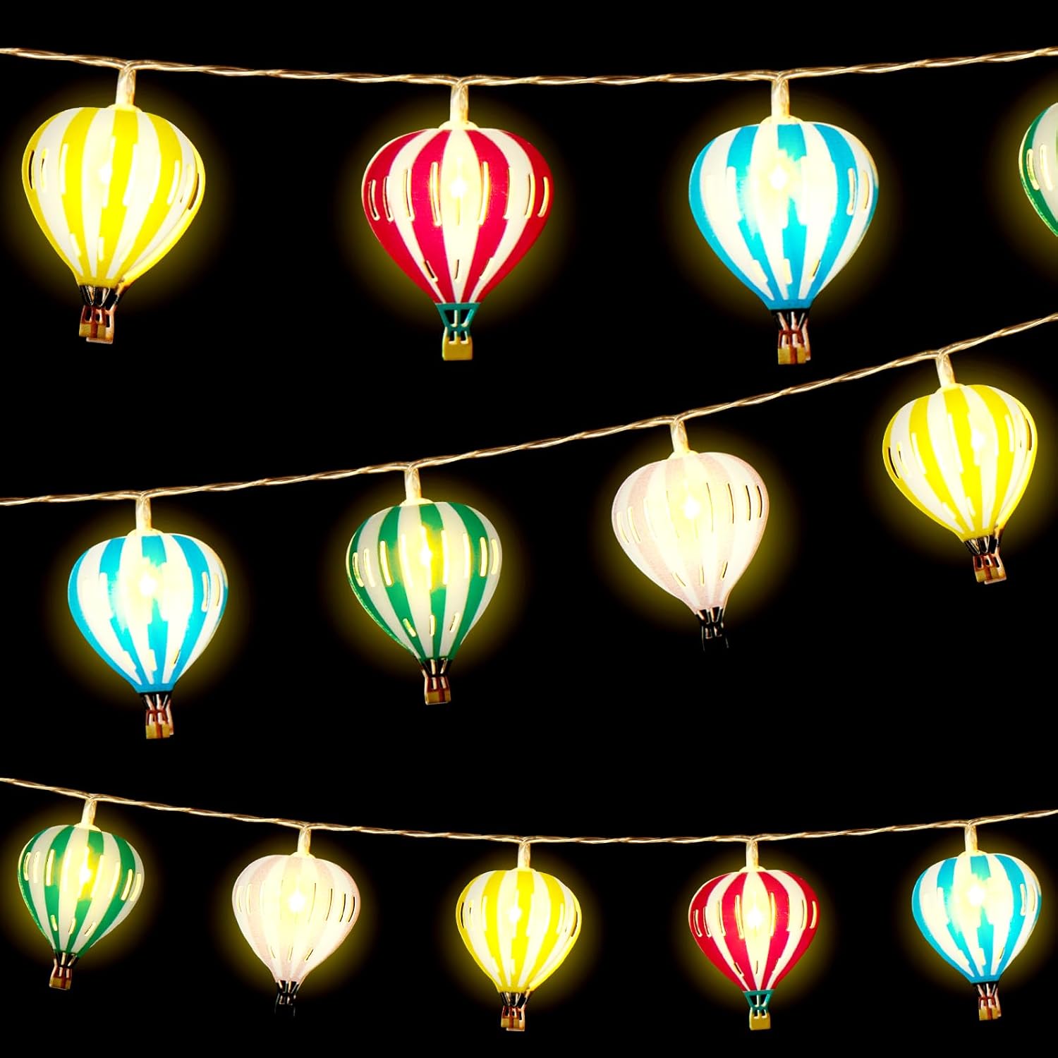 20 LED Hot Air Balloon String  - Led Balloon Light reseña y precio