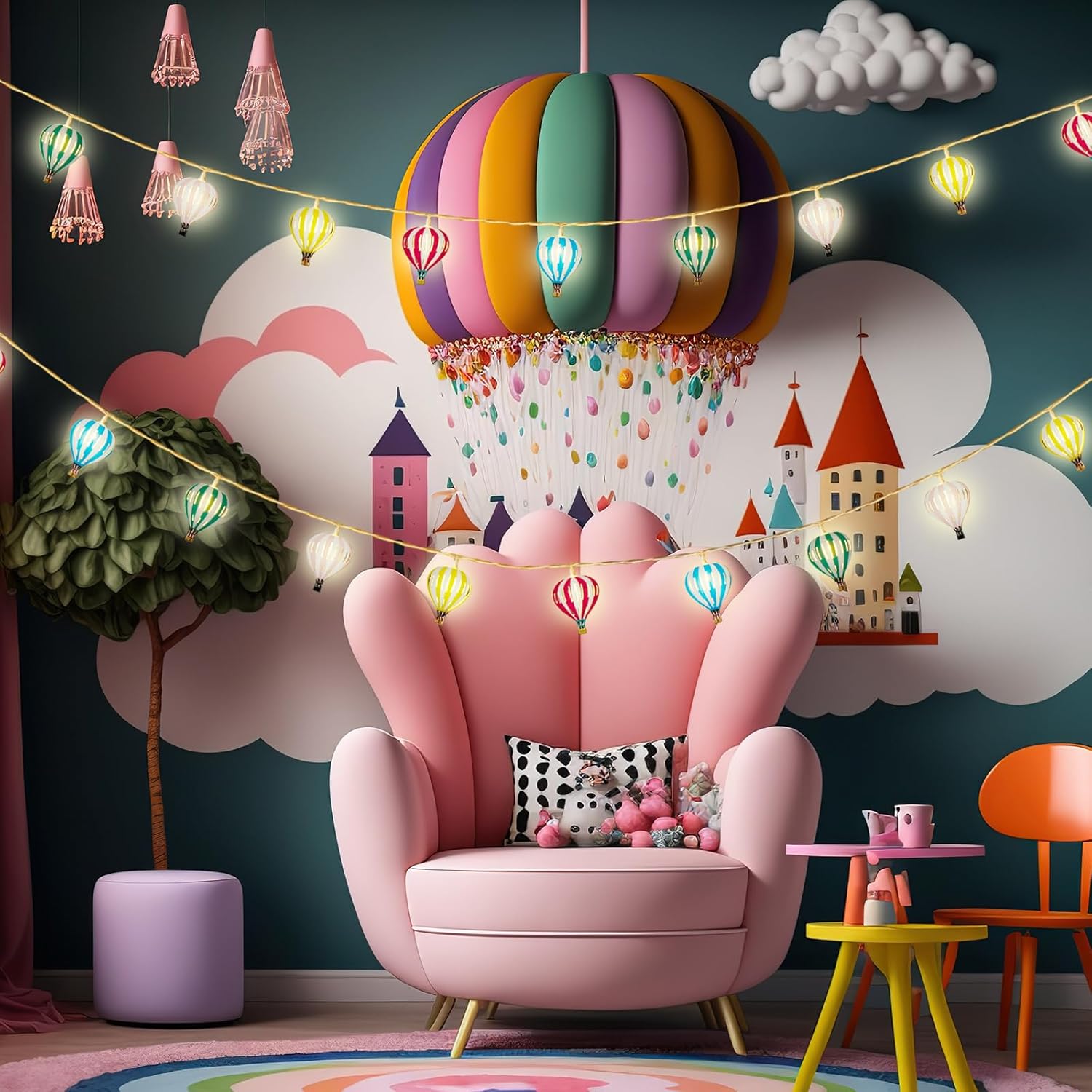 20 LED Hot Air Balloon String  - Led Balloon Light reseña y precio