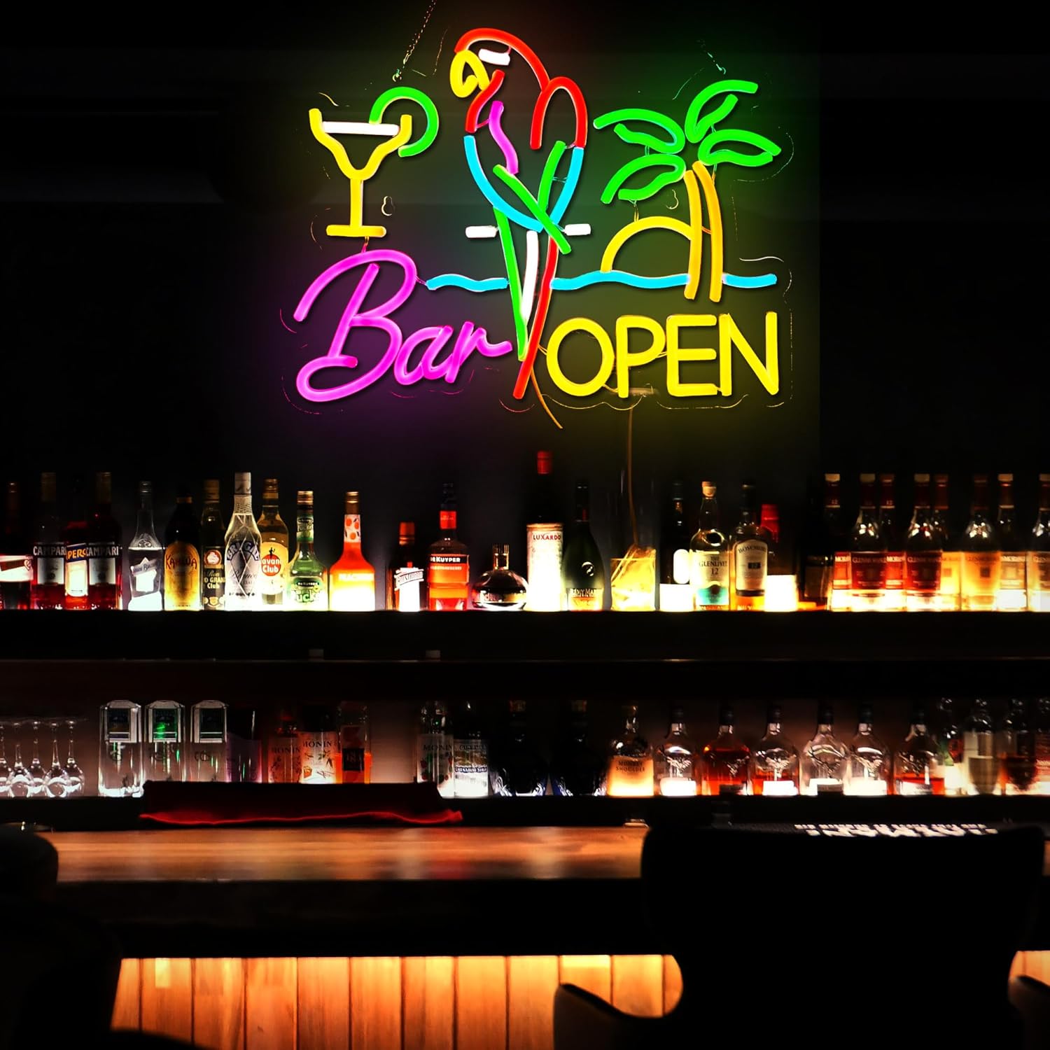 Bar Open Neon Sign Business Ar - Neon Sign Party reseña y precio