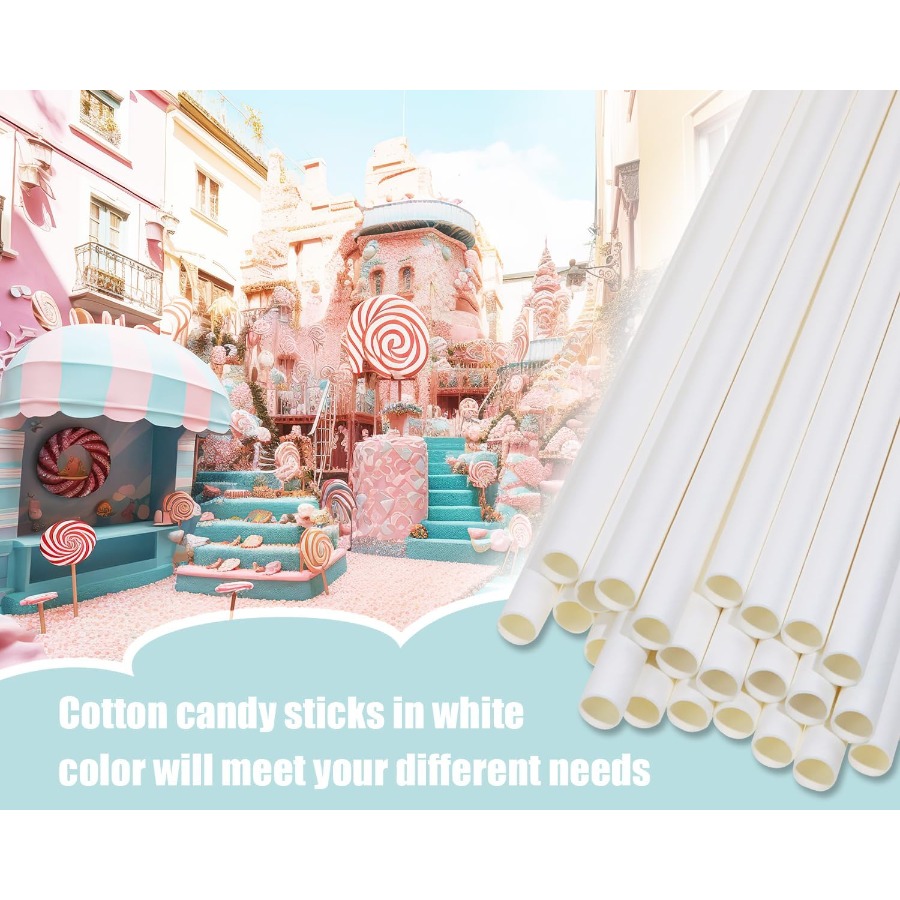 Cotton Candy Cones 24Pcs 11.8  - Cotton Candy Cone reseña y precio