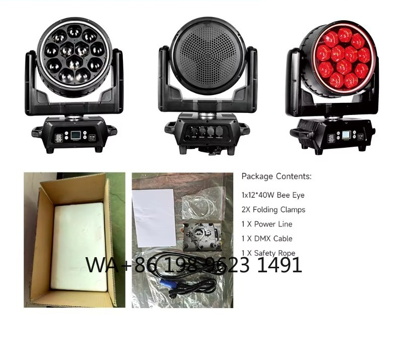 RGBW 4in1 Bee Eyes DMX Moving  - Event & Party Supply Photos reseña y precio