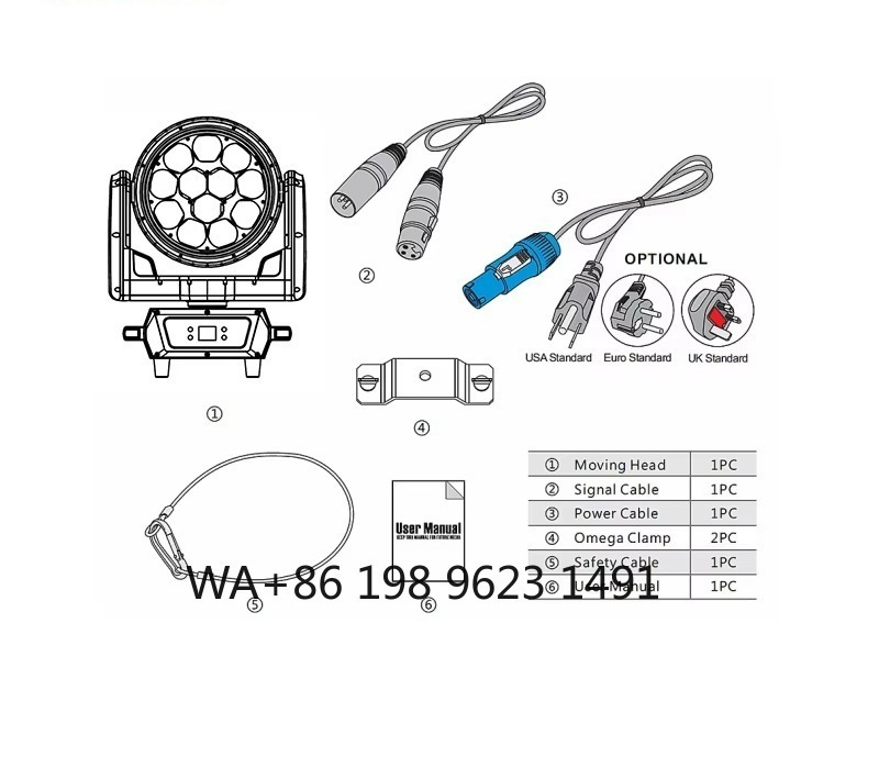 RGBW 4in1 Bee Eyes DMX Moving  - Event & Party Supply Photos reseña y precio