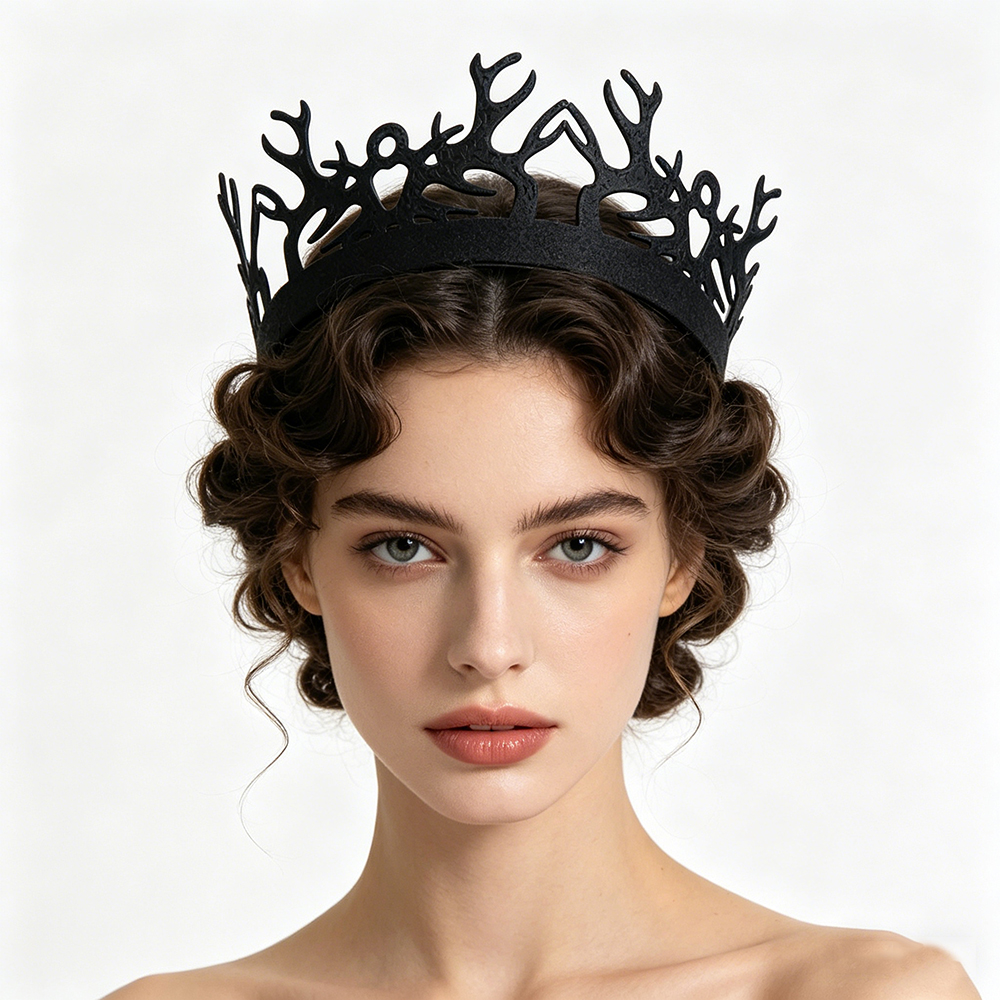 1pc Fashion Black Gothic Antle - Event & Party Supply Photos reseña y precio