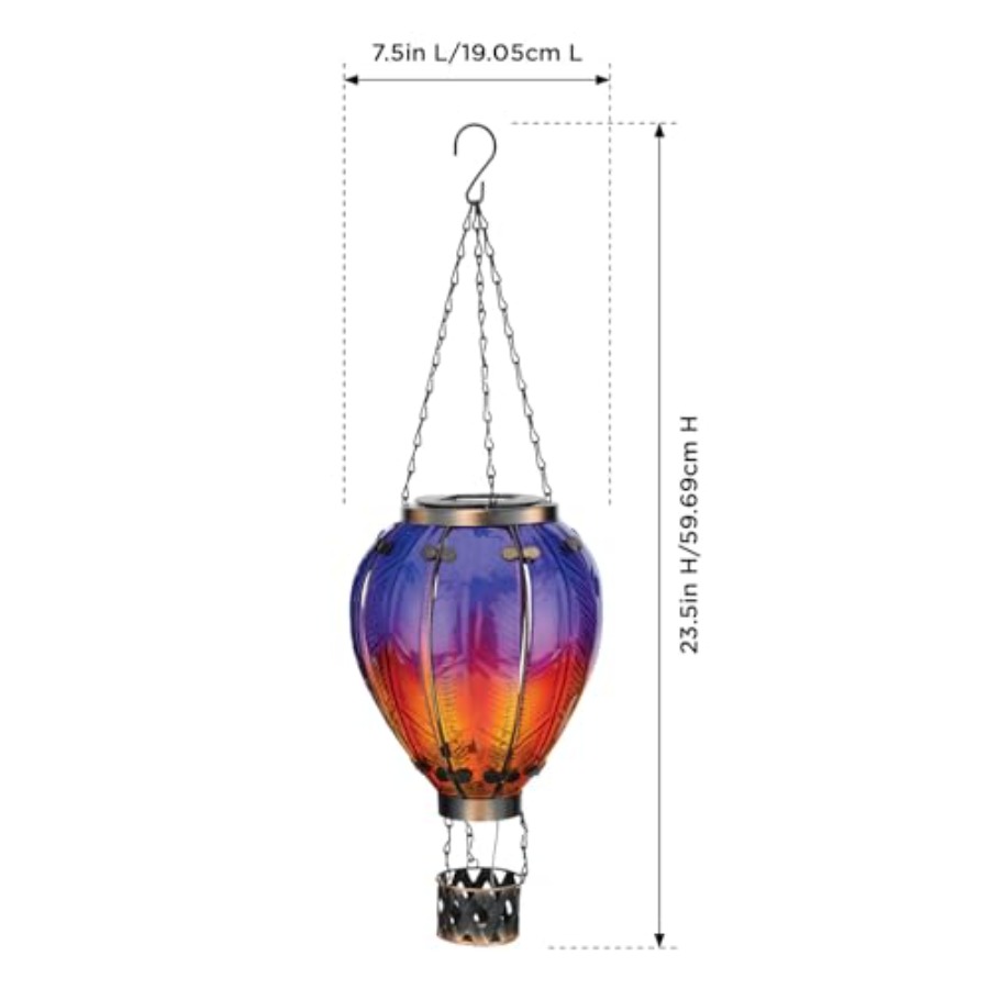 23.5 Inch Hot Air Balloon Sola - Led Balloon Light reseña y precio