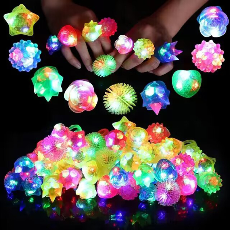 20/30/50pcs Glowing Rings LED  - Cotton Candy Cone reseña y precio