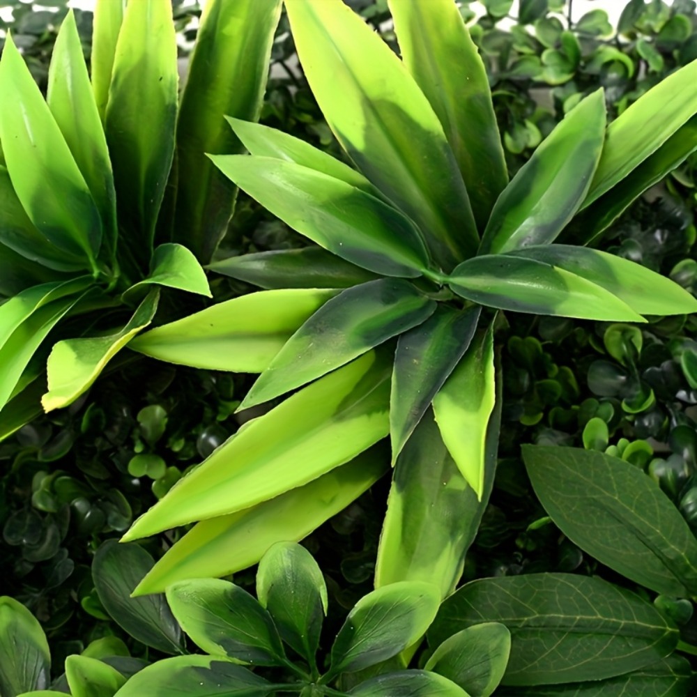 1PC Artificial Simulation Gree - Flower Wall Panel reseña y precio