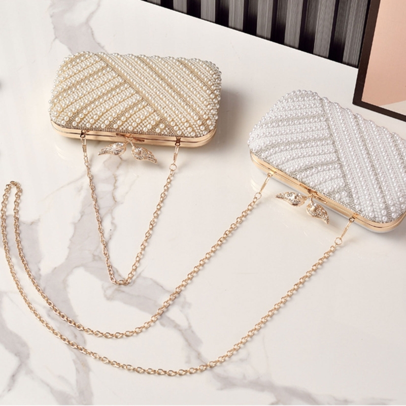 H3CB Elegant Faux Pearls Eveni - Event Party Box reseña y precio