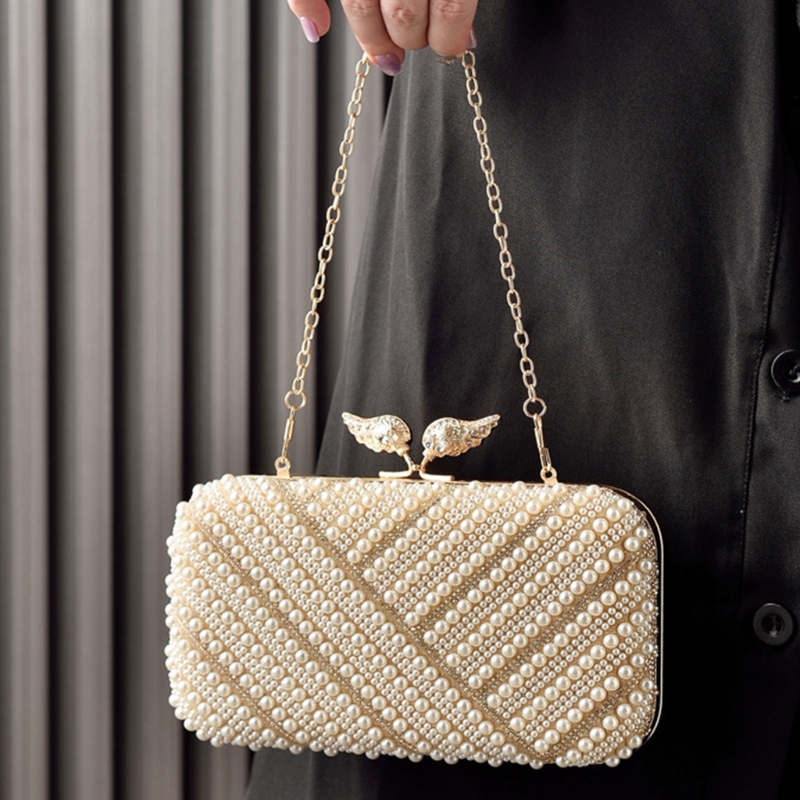 H3CB Elegant Faux Pearls Eveni - Event Party Box reseña y precio