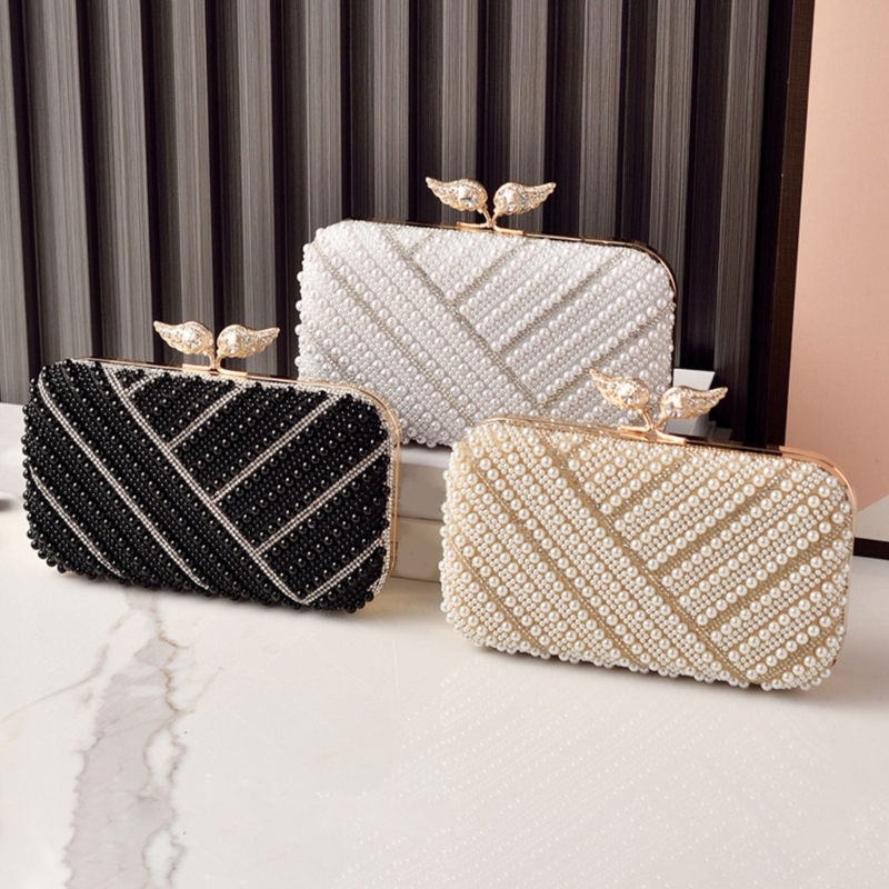 H3CB Elegant Faux Pearls Eveni - Event Party Box reseña y precio