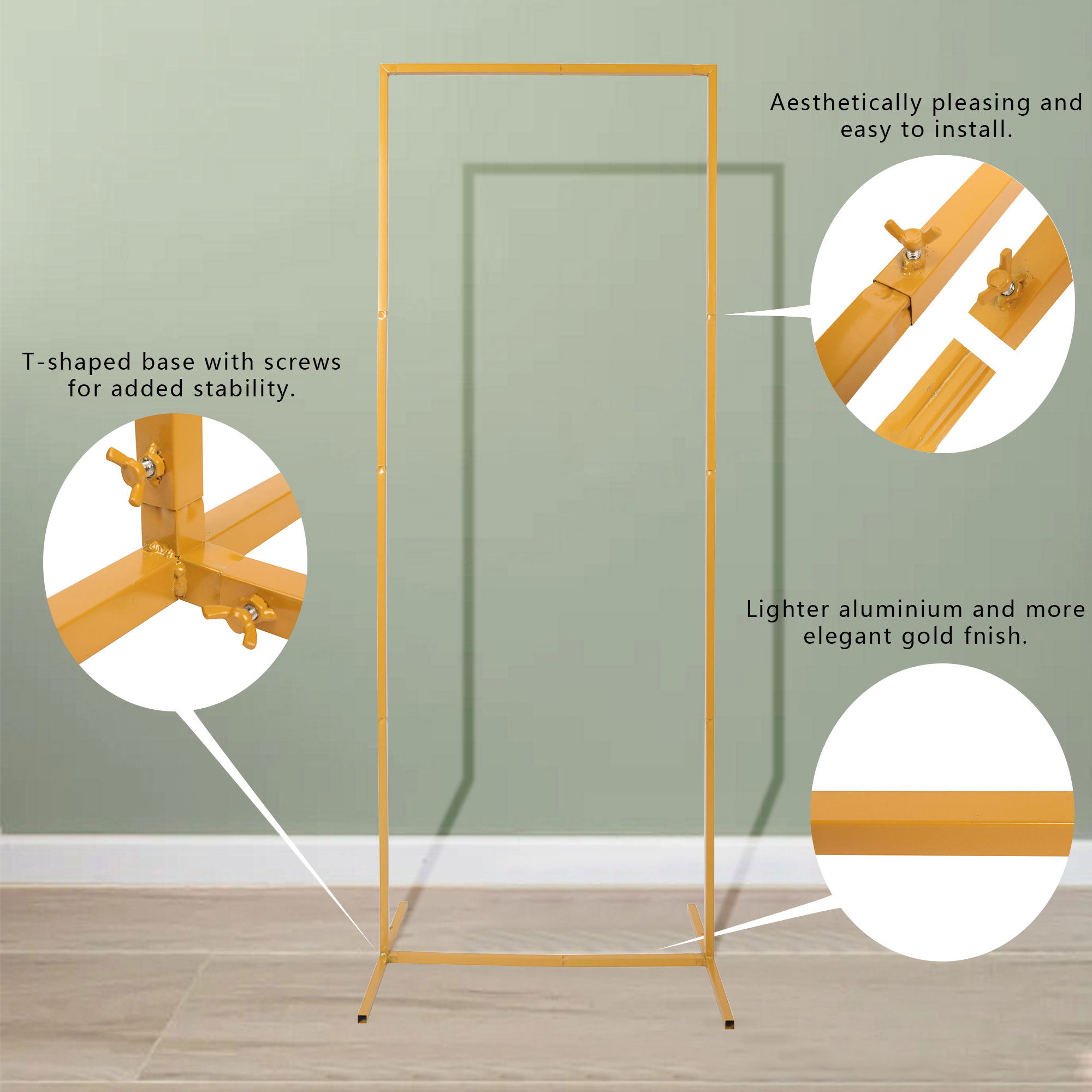 Wedding Arch Metal Iron Backdr - Balloon Arch Kit reseña y precio