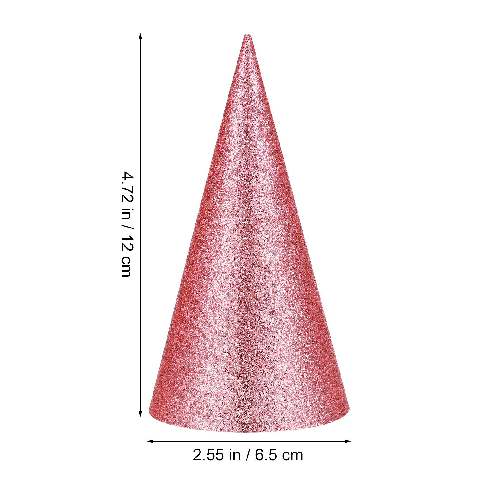 12Pcs Glitter Birthday Cone Ha - Party Hat Cone reseña y precio