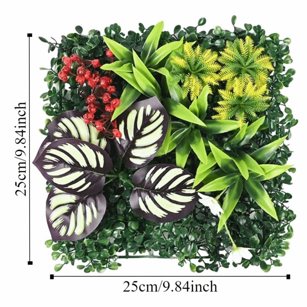 DIY Artificial Plant Wall Pane - Flower Wall Panel reseña y precio