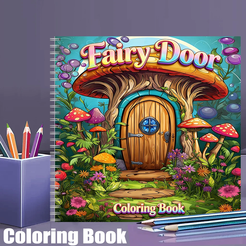 Coloring Book Fairy Door for A - Event Supplies reseña y precio