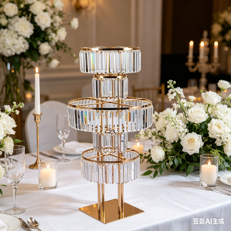 4 PCS Flower Rack Crystal Road - Party Event Supply Store reseña y precio