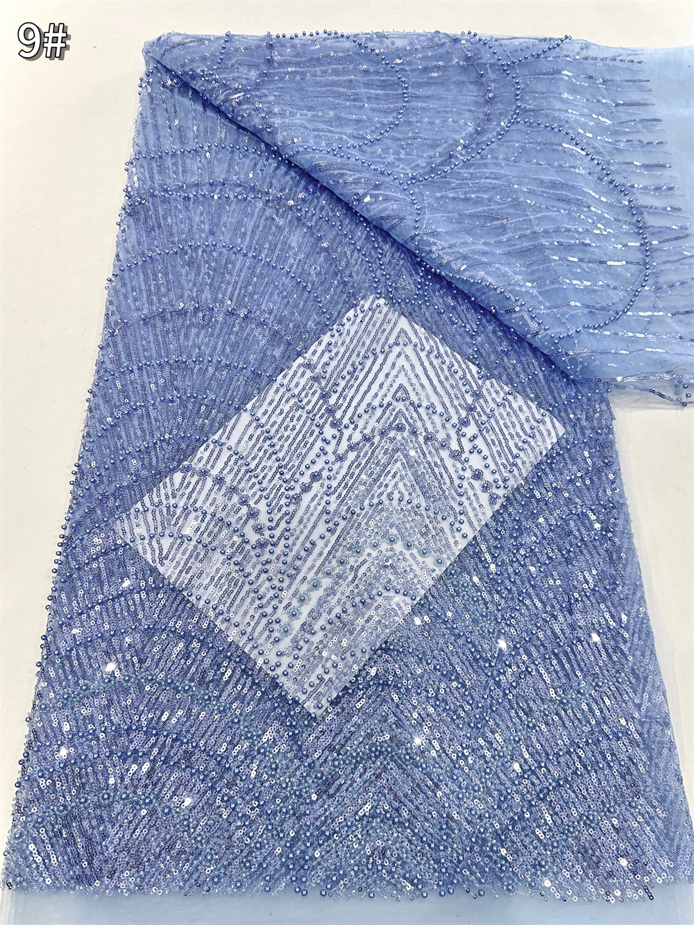 African French Sequined Lace F - Glitter Tablecloth reseña y precio