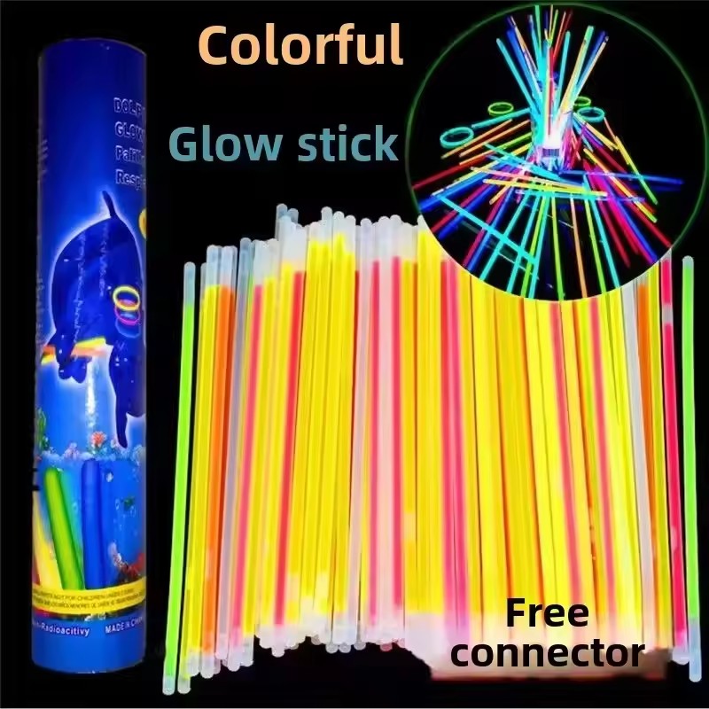 50/100Pcs Fluorescence Sticks  - Cotton Candy Cone reseña y precio