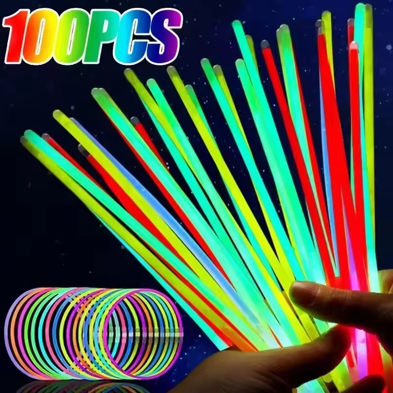 50/100Pcs Fluorescence Sticks  - Cotton Candy Cone reseña y precio