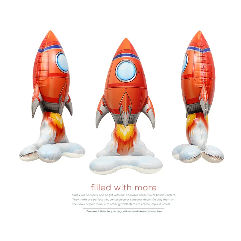 4D Rocket Helium Balloon Outer - Party Event Supplier reseña y precio