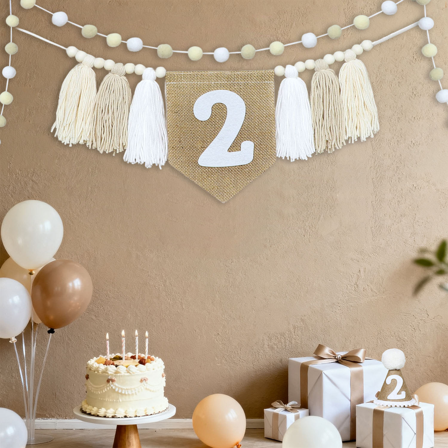 Birthday High Chair Banner Han - Party Hat Cone reseña y precio