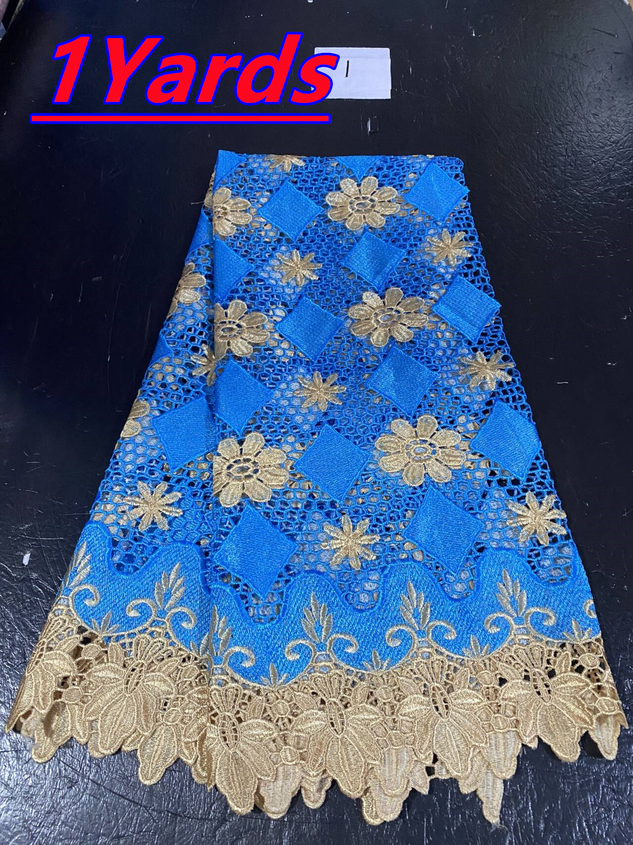 African Sequins Lace Fabrics F - Glitter Tablecloth reseña y precio