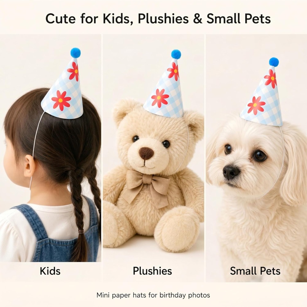 11 Pack Party Hats with Pom Po - Party Hat Cone reseña y precio