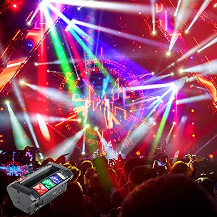RGBW Moving Head DJ Light LED  - Event Party Dj reseña y precio