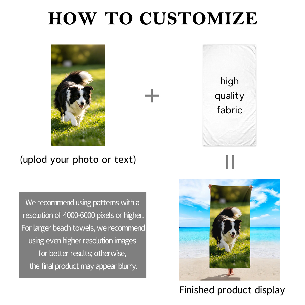 1pc Customized beach towels fo - Event Party reseña y precio