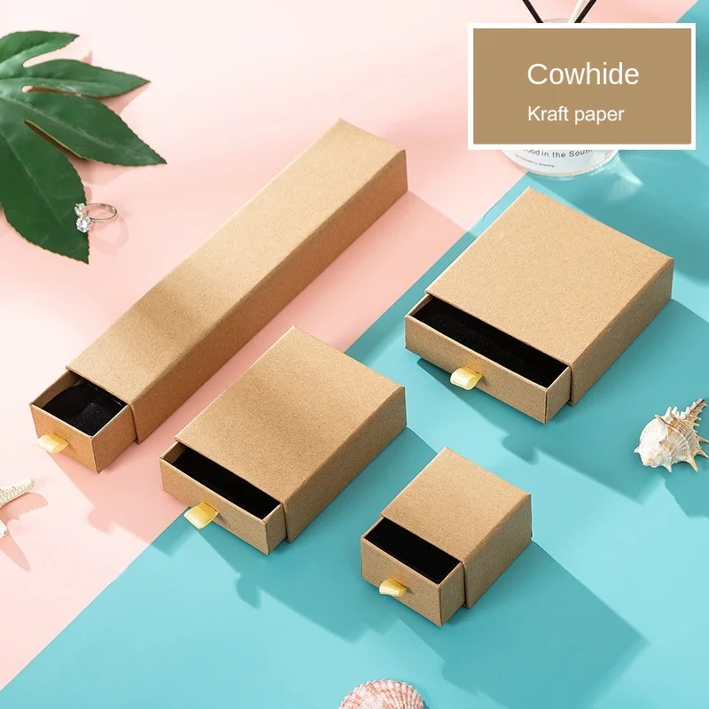 1pc Jewellery Boxs Khaki Cardb - Event Party Box reseña y precio