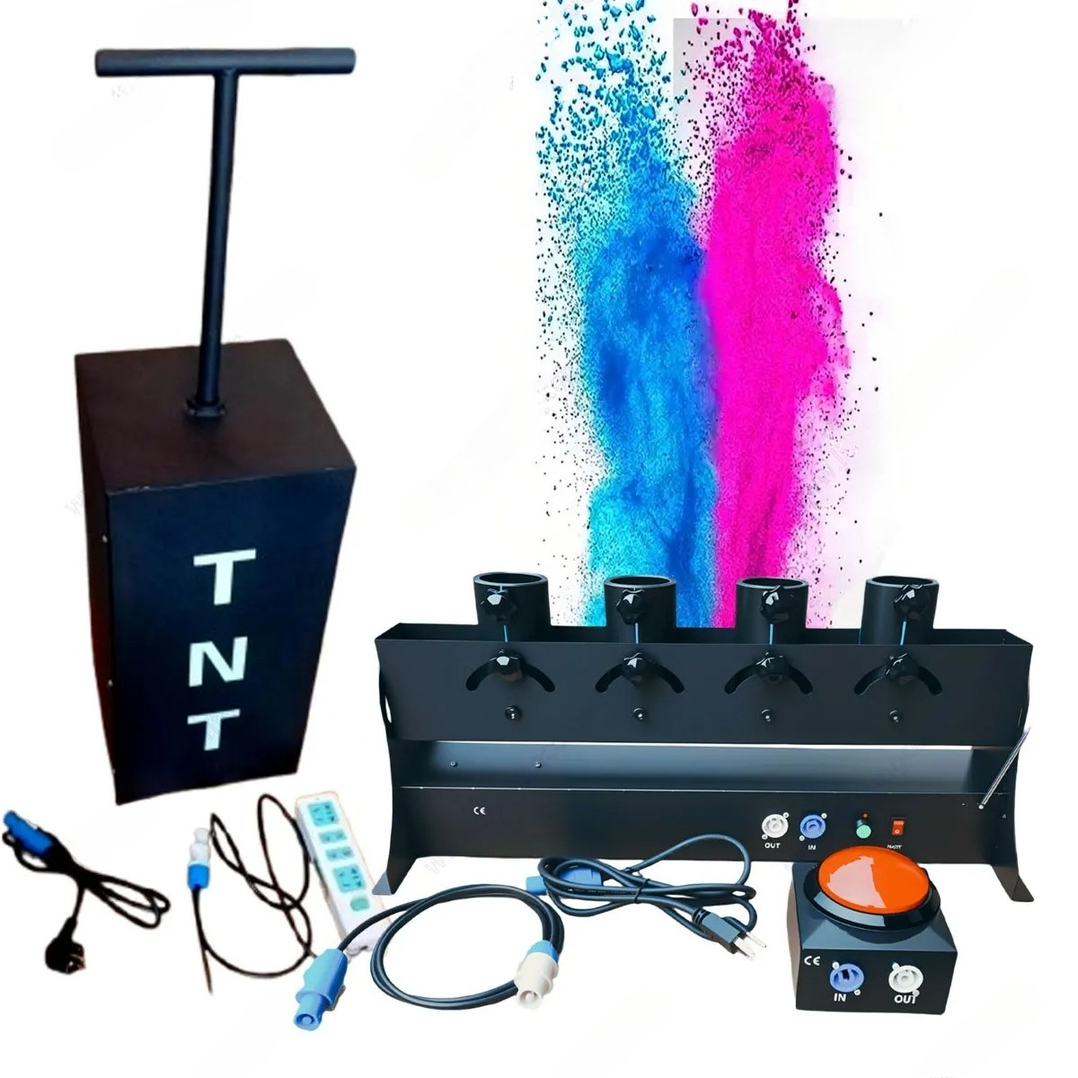 Baby Shower TNT Electronic Spr - Confetti Cannon Tube reseña y precio