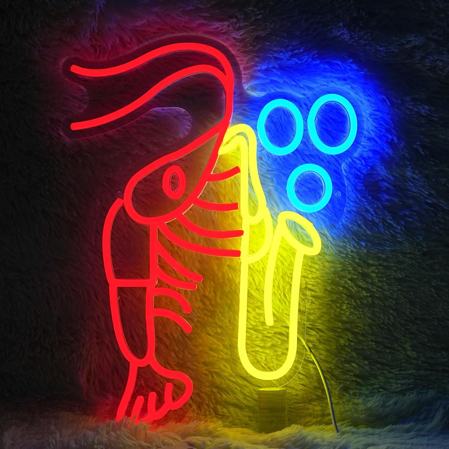 Lobster Saxophone Neon Sign Ja - Neon Sign Party reseña y precio