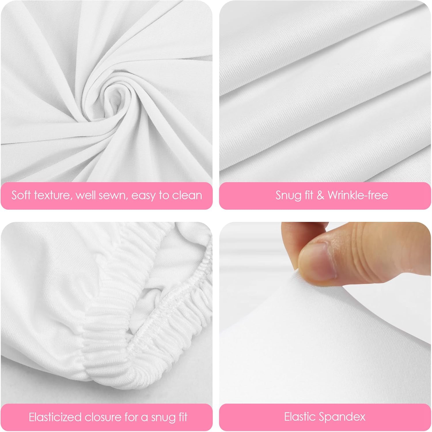 Yeele 1PCS/3PCS/5PCS White Cyl - Dessert Table Backdrop reseña y precio