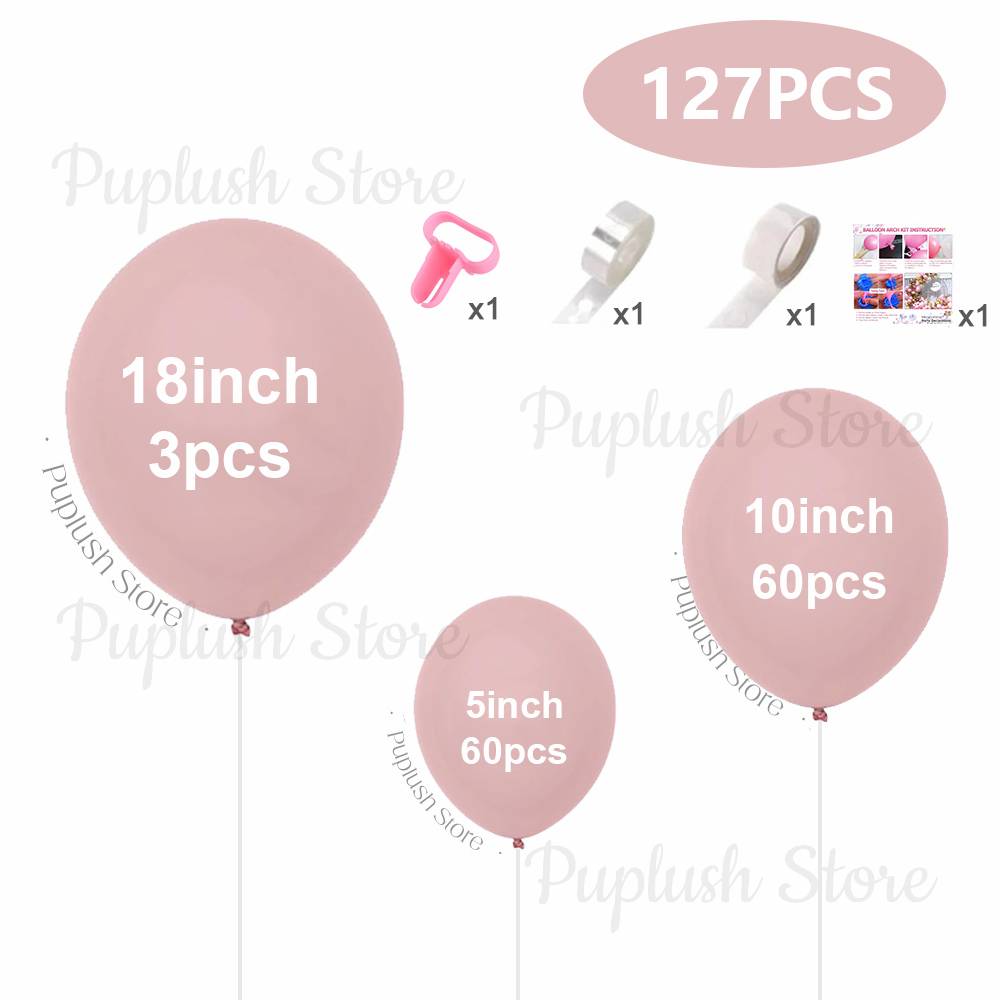 127Pcs Boho Dusty Pink Ballo G - Balloon Arch Kit reseña y precio